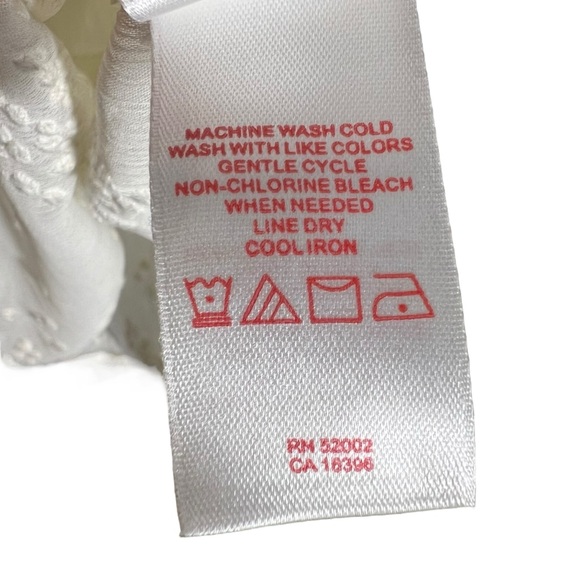 TapeMeasure for Anthropologie Sheer Faux-Wrap Blouse • Embroidered • Size 10 - Picture 11 of 11